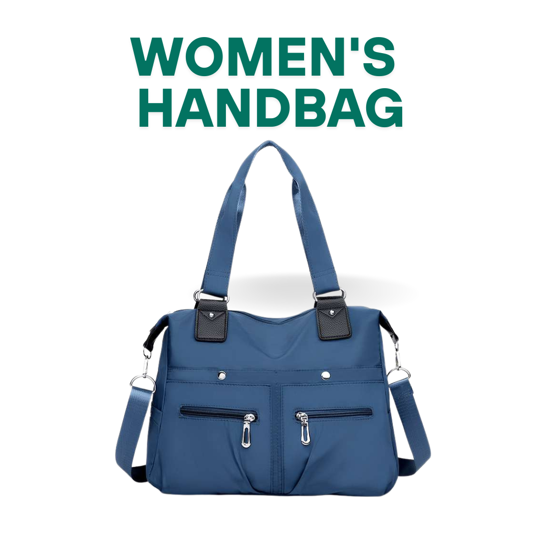 Women's Handbag Solid ( Blue colour )